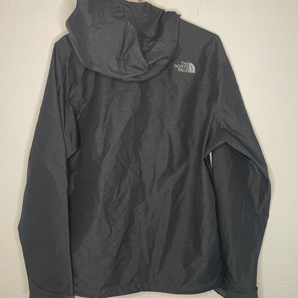 The North Face coat raincoat Men's sz medium Charcoal - Picture 5 of 5
